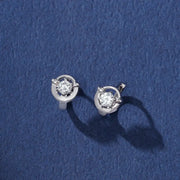 OST - Lucky Lock Horseshoe One-Touch Silver Earring - OST - Jewelry - Harumio