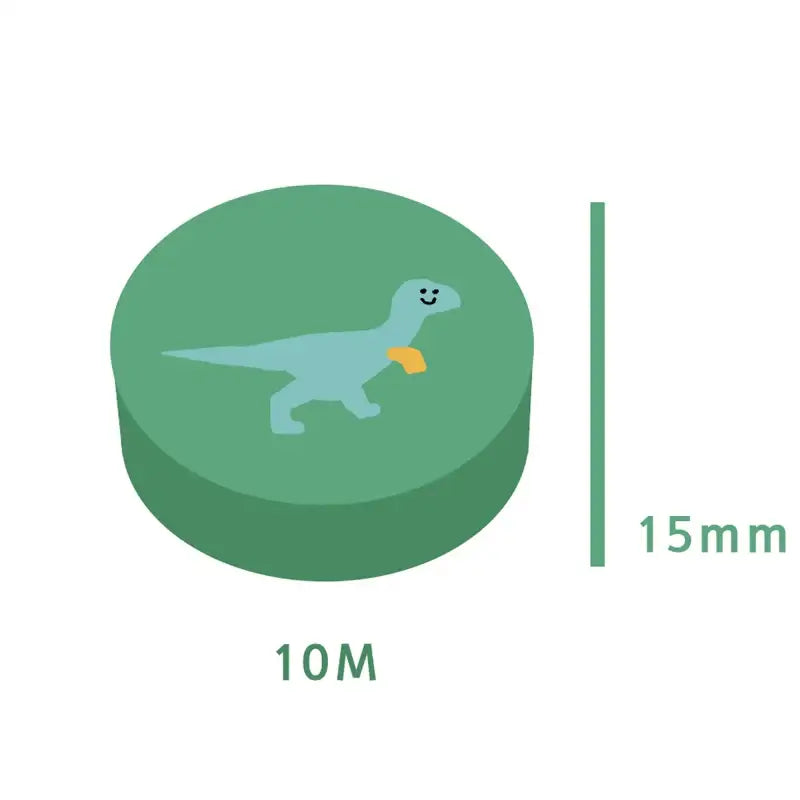 Dinotaeng - Dino Masking Tape - Dinotaeng - Accessories, Stationery - Harumio