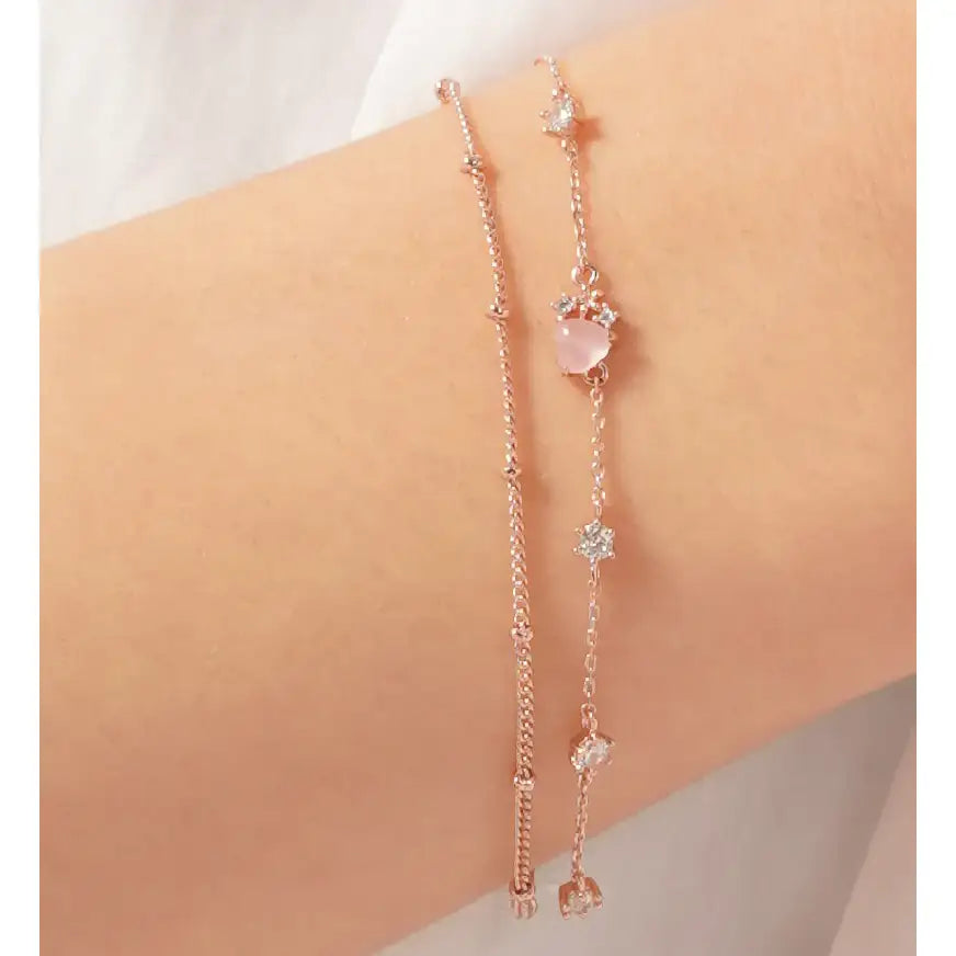 CLUE - Blink Heart For You Brass Bracelet - CLUE - Jewelry - Harumio