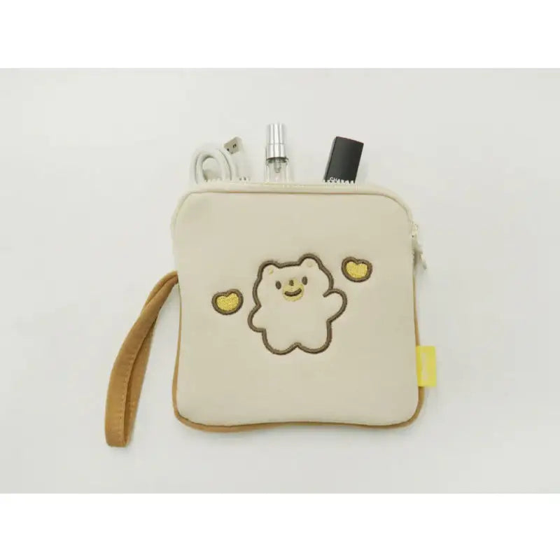 Jelly Crew - ddoodly - Baby Bear Mini Square Pouch - Jelly Crew - Pouch - Harumio