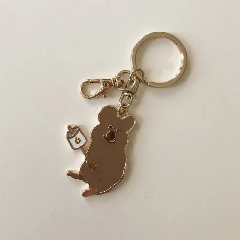 Dinotaeng - S`more Quokka Keyring - Dinotaeng - Accessories - Harumio