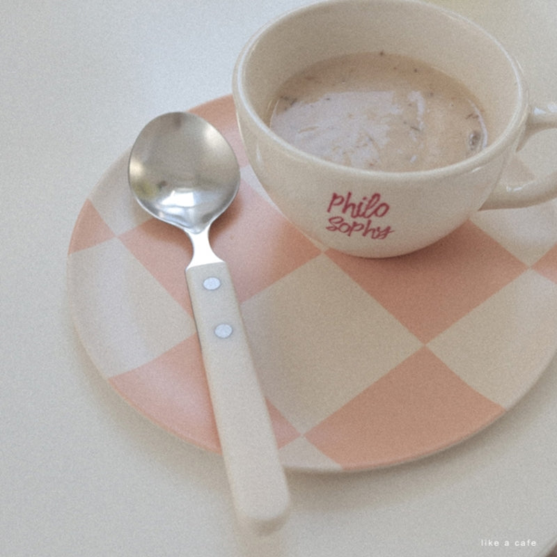 Like A Cafe - White Simple Cutlery