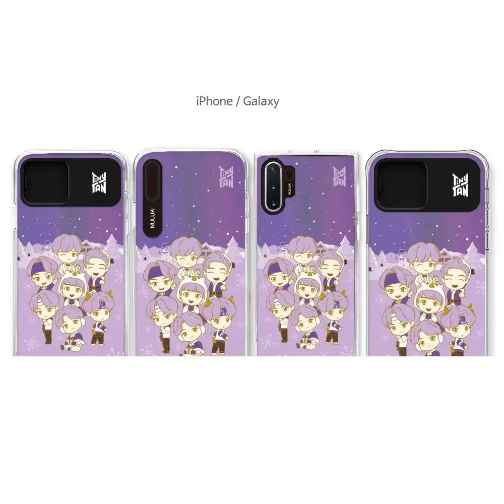 BTS - TinyTAN Purple Holidays Light Up Phone Case - BTS - Accessories - Harumio