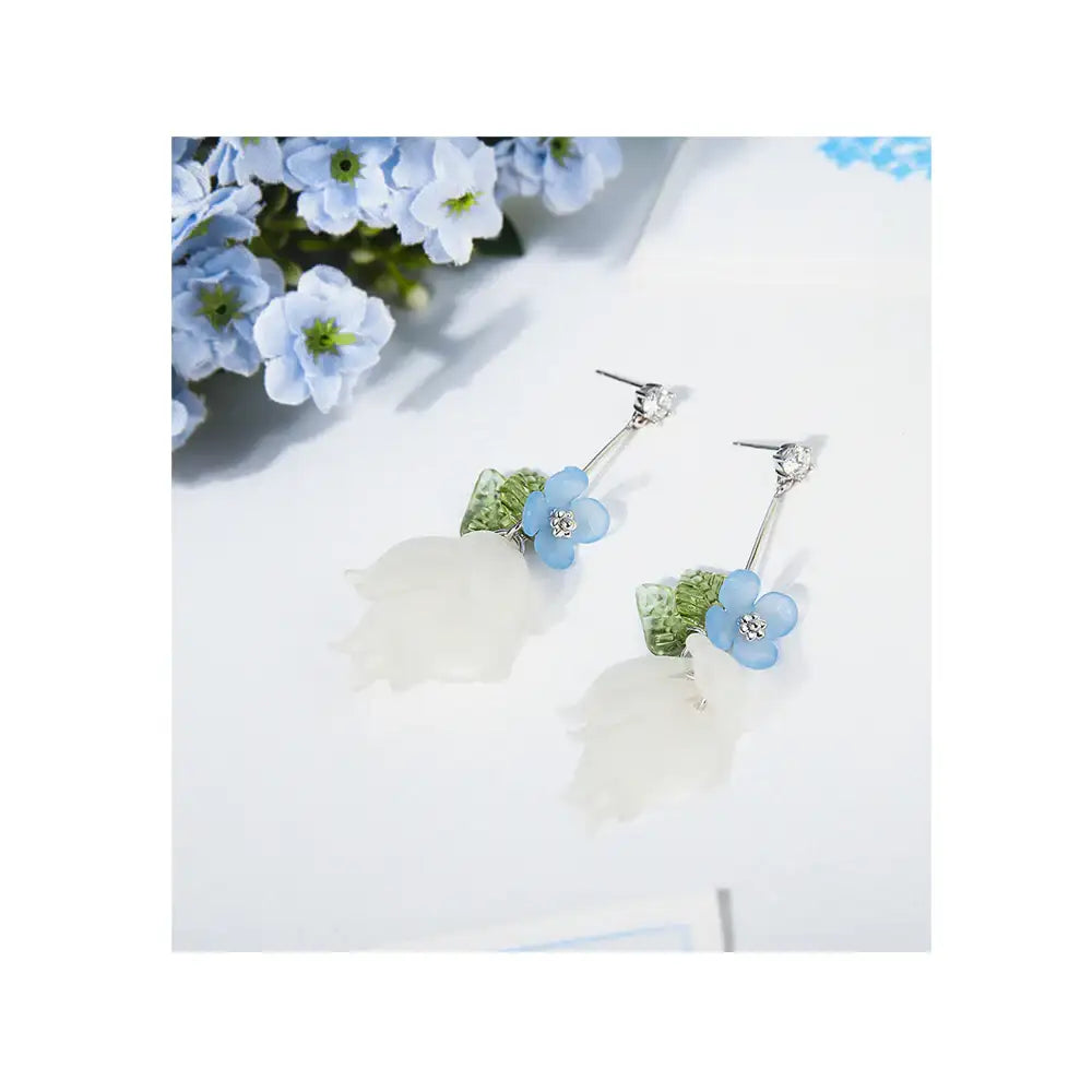 CLUE - Blooming in Jeju Silver Earring - CLUE - Jewelry - Harumio