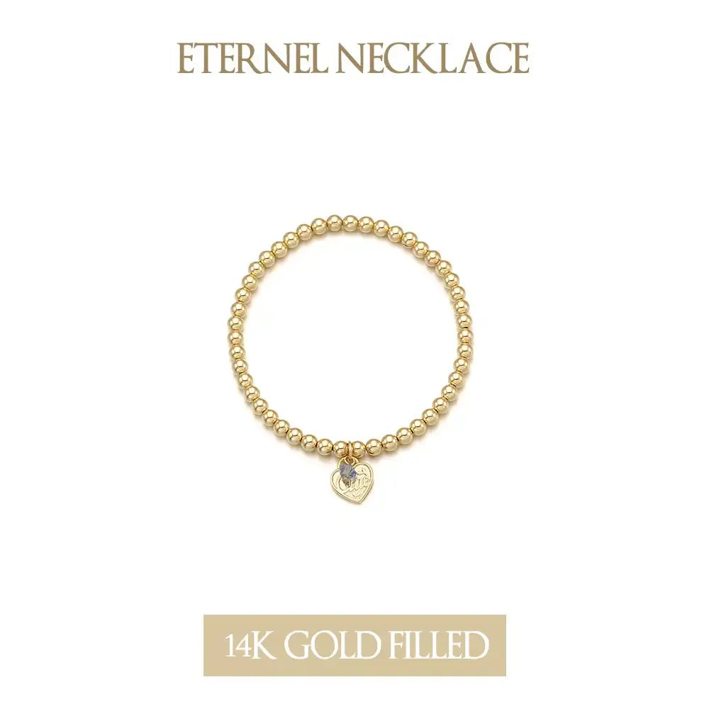 CLUE - 14K Gold Filled Eternal Tanzanite Stone Heart Bracelet - CLUE - Jewelry - Harumio
