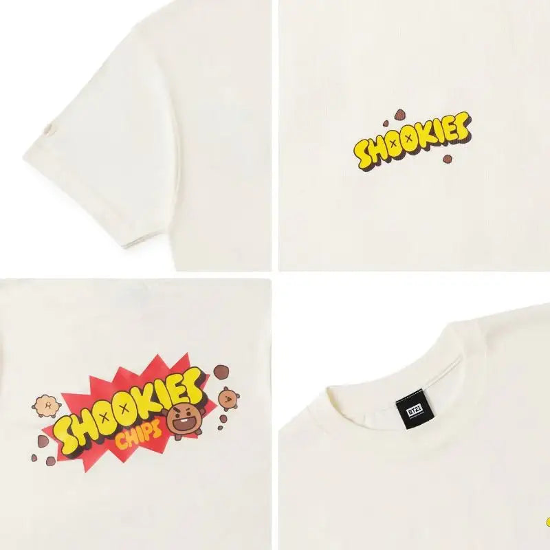 BT21 - Snacks Short Sleeve T-Shirt - BT21 - T-Shirt - Harumio