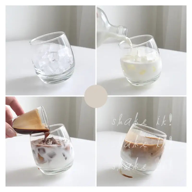 Like A Cafe - Unique Tilt Glass - Like A Cafe - Home & Living - Harumio