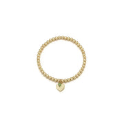 CLUE - 14K Gold Filled Eternal Peridot Stone Heart Bracelet - CLUE - Jewelry - Harumio