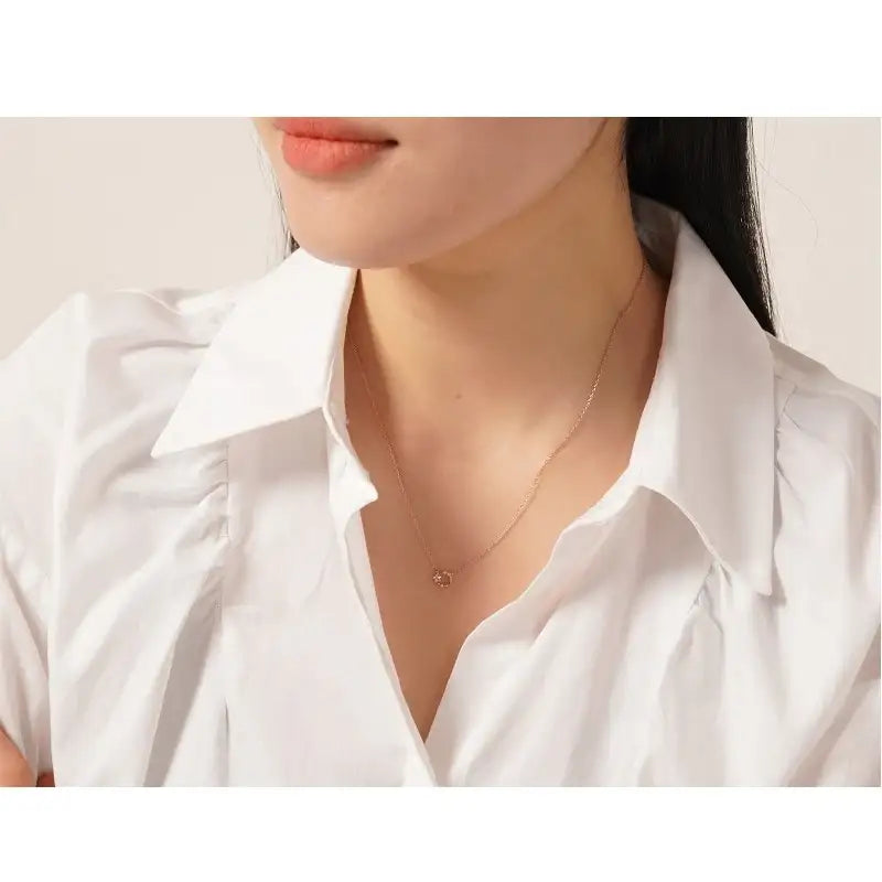 CLUE - Milky Way Starlight Moonlight Brass Necklace - CLUE - Jewelry - Harumio