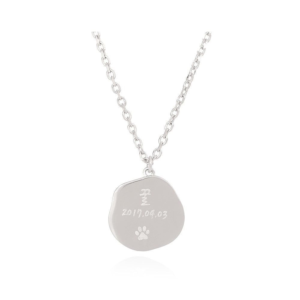 OST x My Little Friends - Kosunnae Paw Silver Necklace