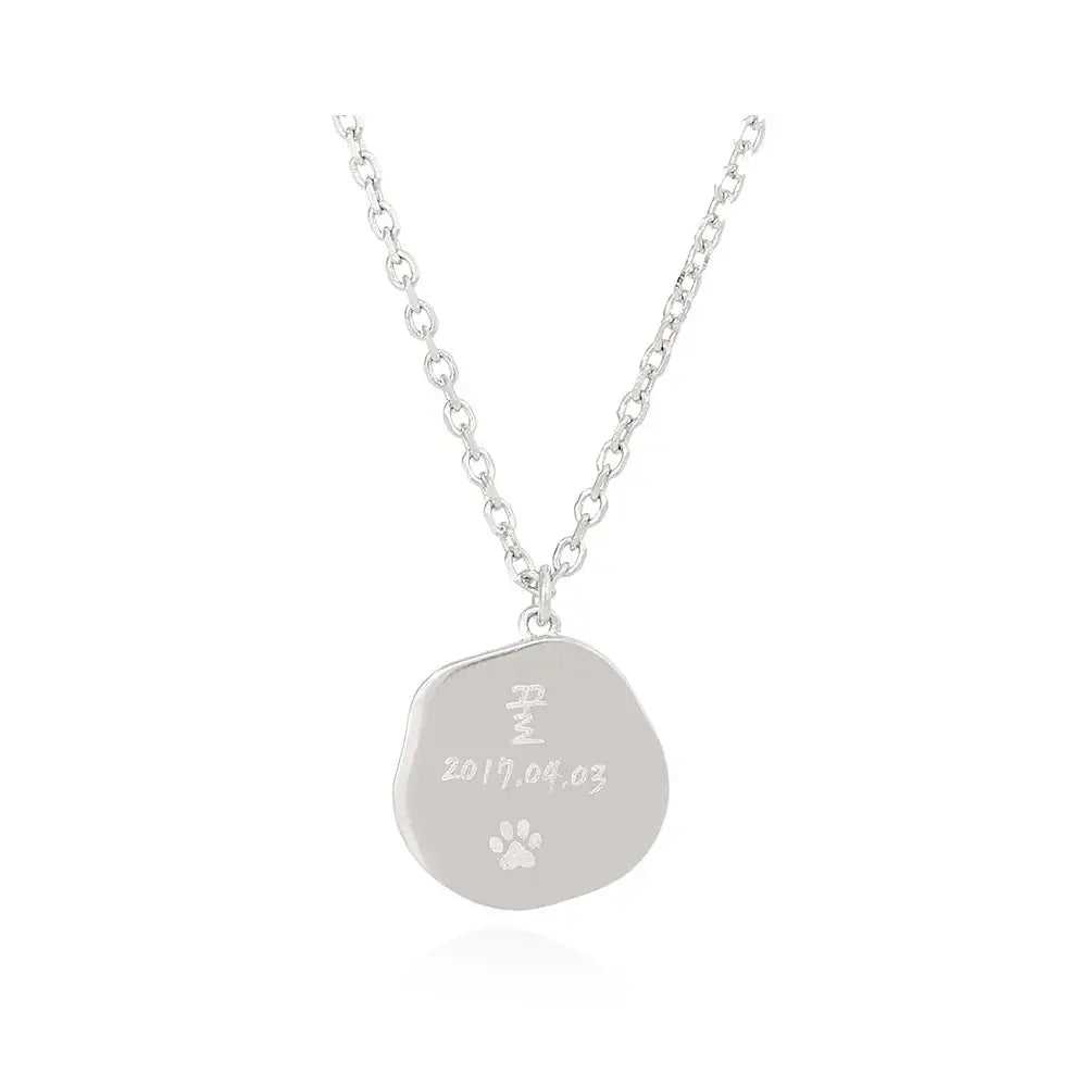 OST x My Little Friends - Kosunnae Paw Silver Necklace - OST x My Little Friends - Jewelry - Harumio