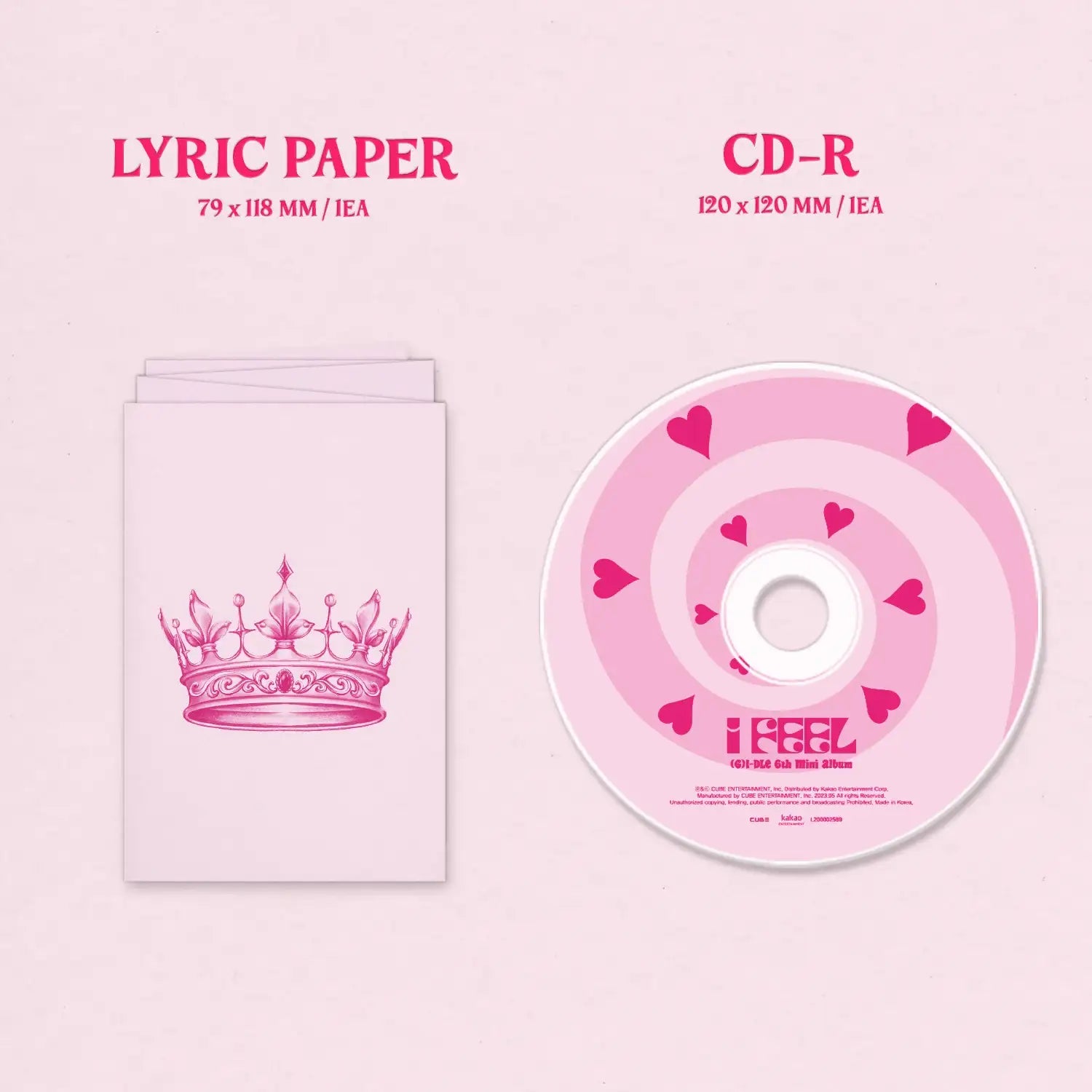 (G)I-DLE - I Feel : 6th Mini Album (Jewel Version) - Cube Entertainment - Album - Harumio