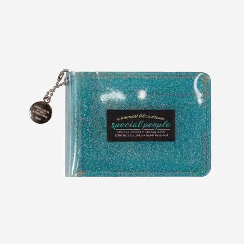 THENCE - SPC Glitter Wallet - Aqua Blue - THENCE - Wallet - Harumio