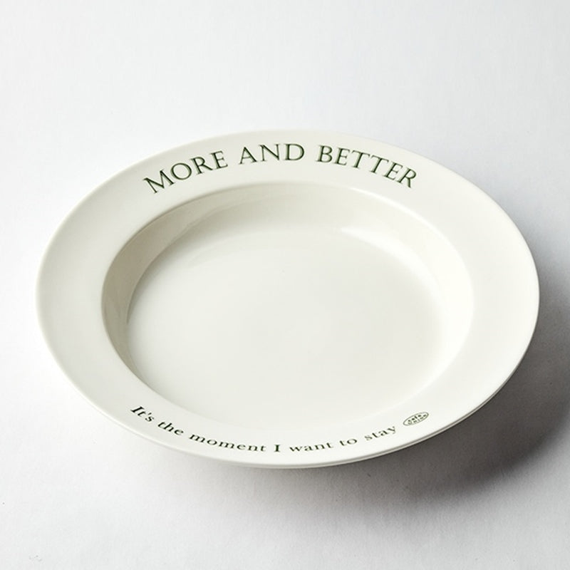 Korean Mine Lettering - Pasta Bowl