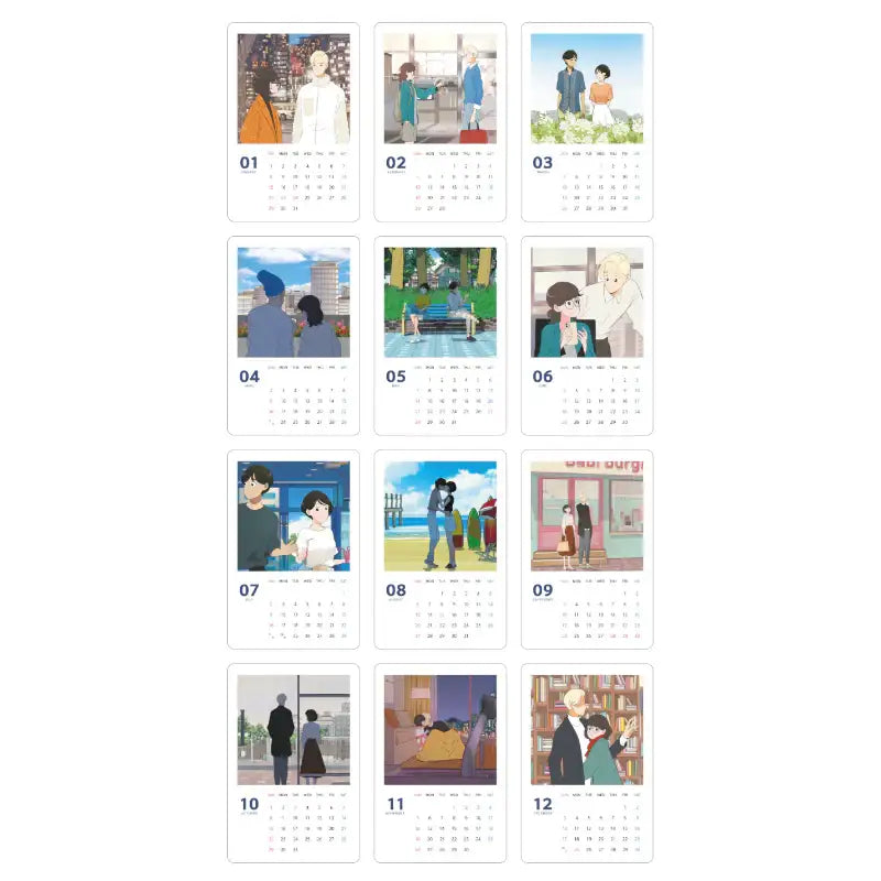 Daily Jojo - 2023 Acrylic Calendar - Webtoon Friends - Calendar - Harumio