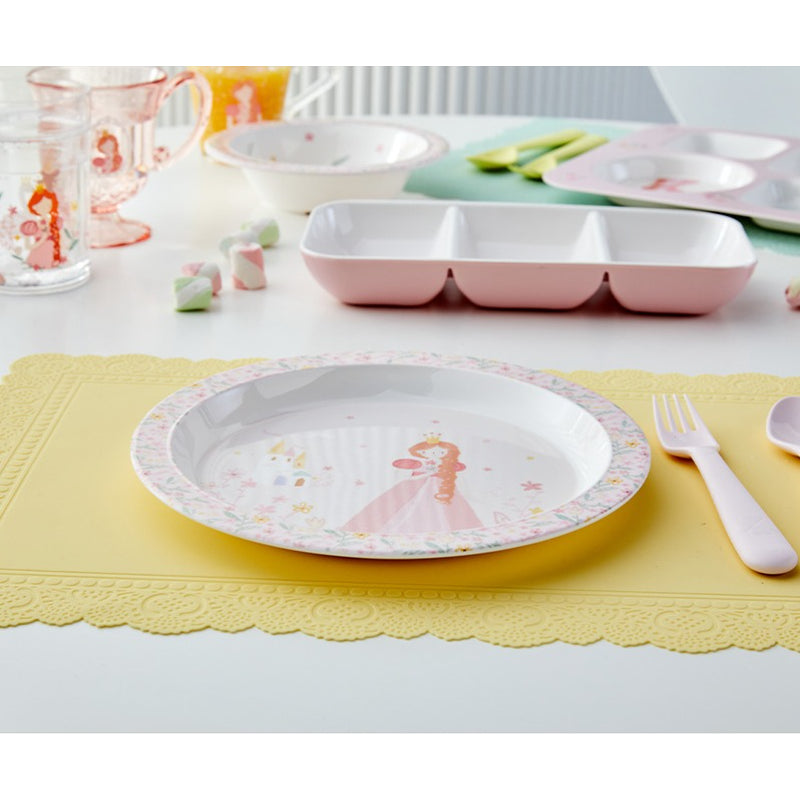 Korean Swan Lake - Melamine Round Plate