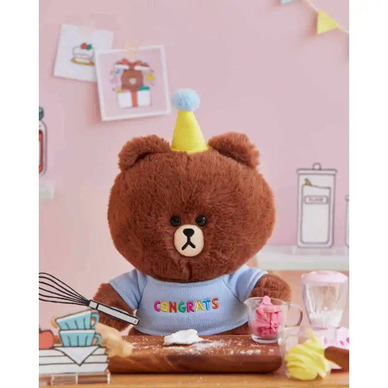 LINE FRIENDS - Brown Birthday Doll - Line Friends - Toys - Harumio