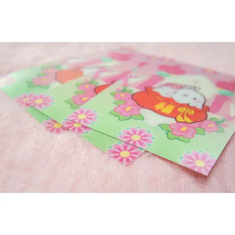 Molang - Lenticular New Year's Greetings Card - Molang - Lenticular Card - Harumio