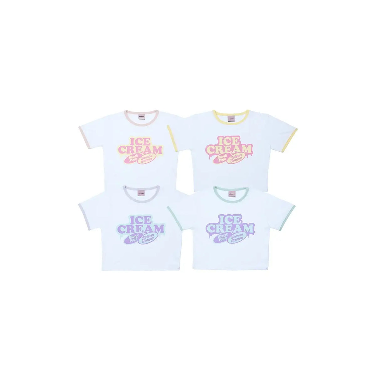 BlackPink - Ice Cream Cropped T-Shirt - BlackPink - Accessories - Harumio