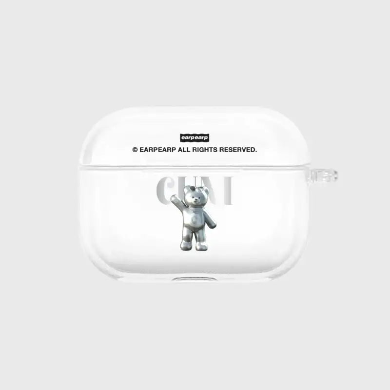 Earpearp x Pengsoo - Steel Cuni AirPods Clear Hard Case - Earpearp x Pengsoo - AirPods Case - Harumio