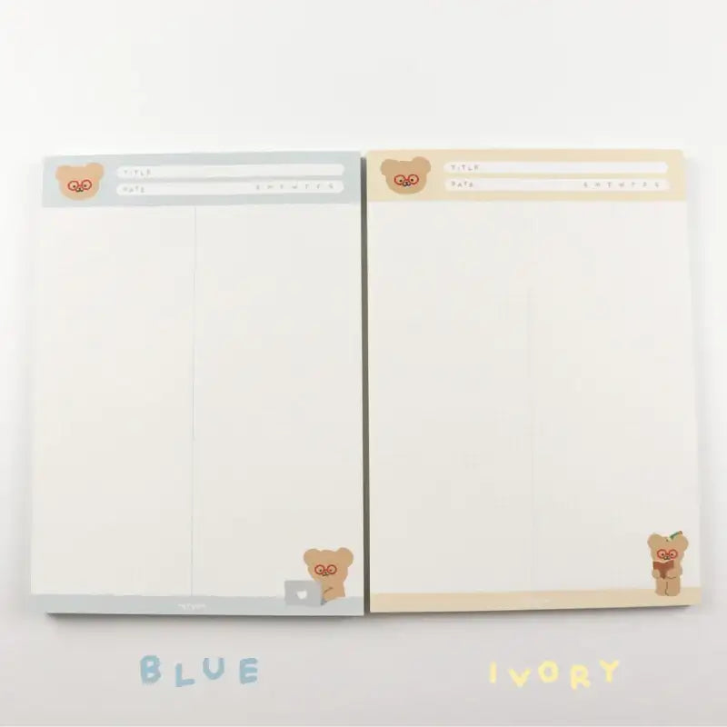 Teteum - B5 Memo Pad ( Ver. 3 ) - Teteum - Stationary - Harumio