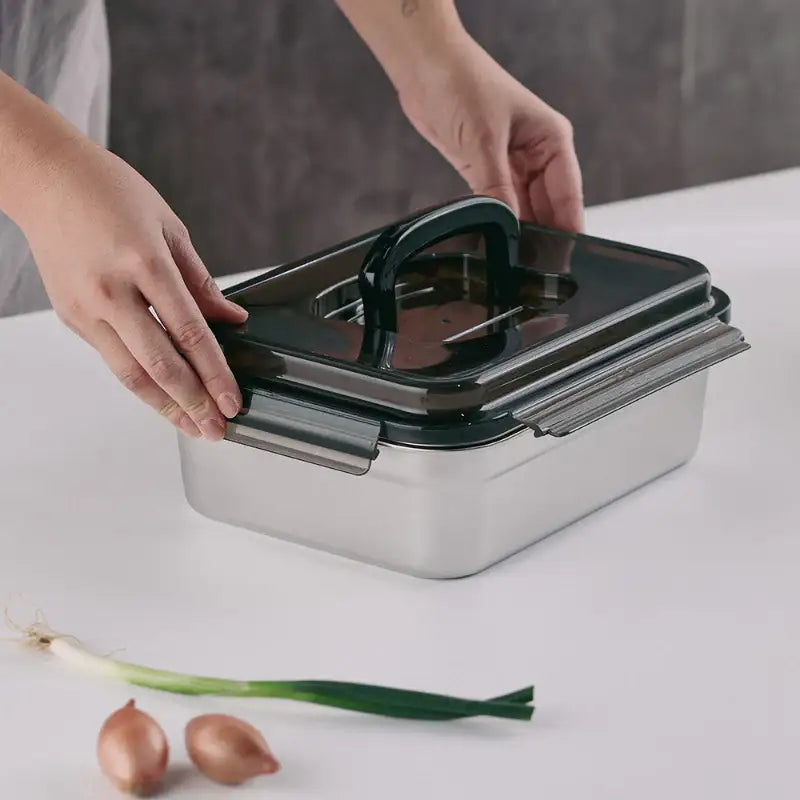 Neoflam - Staineless Steel Kimchi Container - Neoflam - Food Container - Harumio