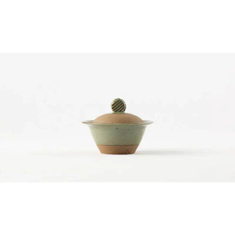 Chaora - Celadon Covered Bowl - Chaora - Tableware - Harumio