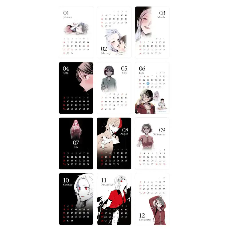 Nano List - 2023 Acrylic Calendar - Webtoon Friends - Calendar - Harumio
