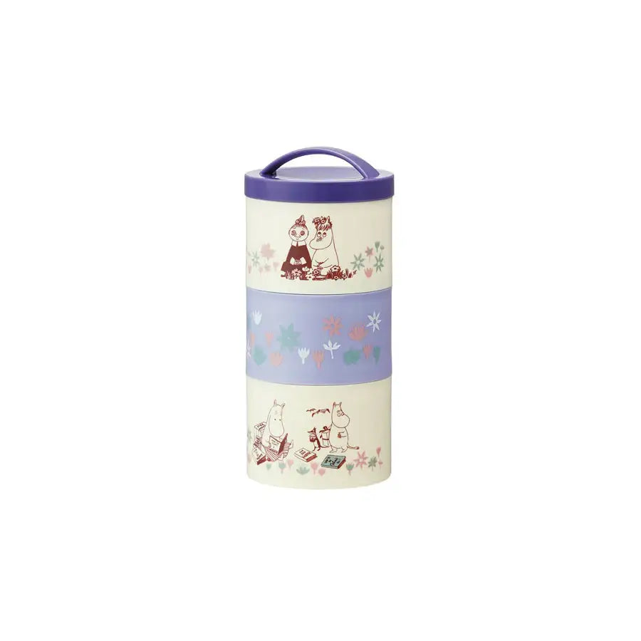 Moomin - Skater Round Three-tier Lunch Box - Skater - Home & Living - Harumio