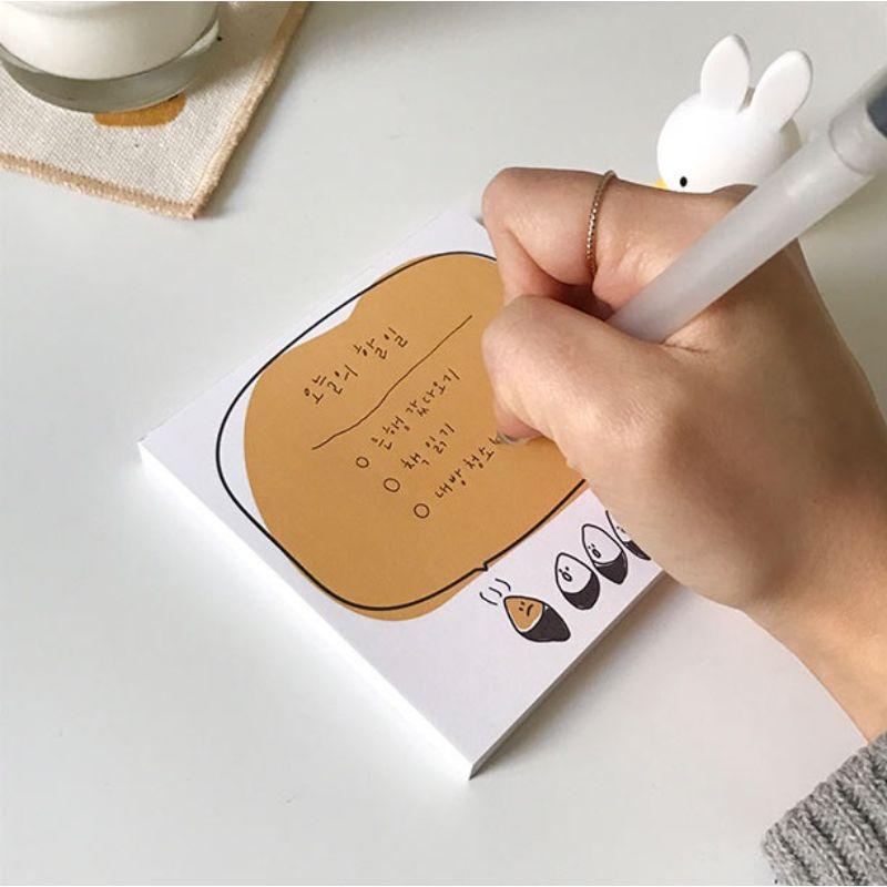 Second Morning - Rice Cake Memo Paper
