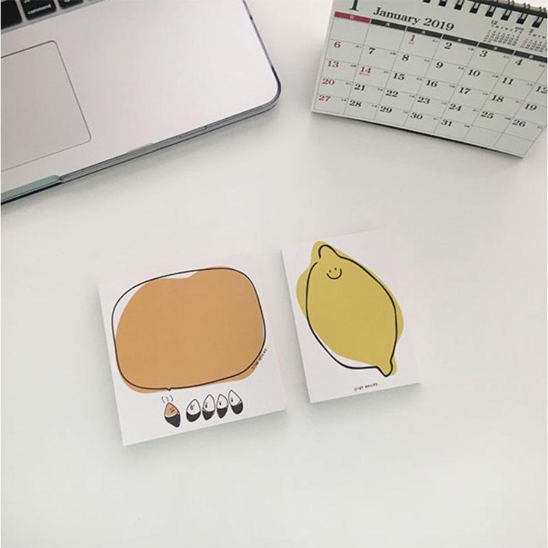 Second Morning - Rice Cake Memo Paper