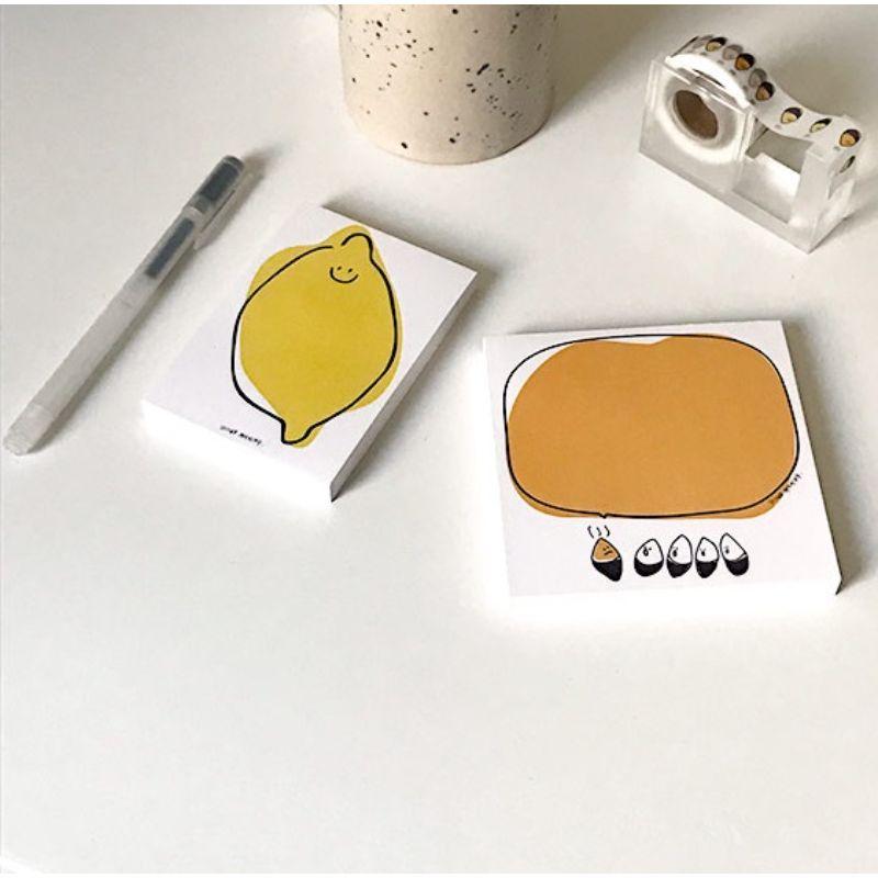 Second Morning - Rice Cake Memo Paper