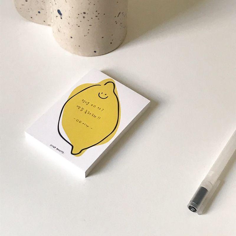 Second Morning - Rice Cake Memo Paper