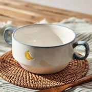 Korean Picnic Day - Double Handle Soup Bowl - Modern House - Kitchenware - Harumio