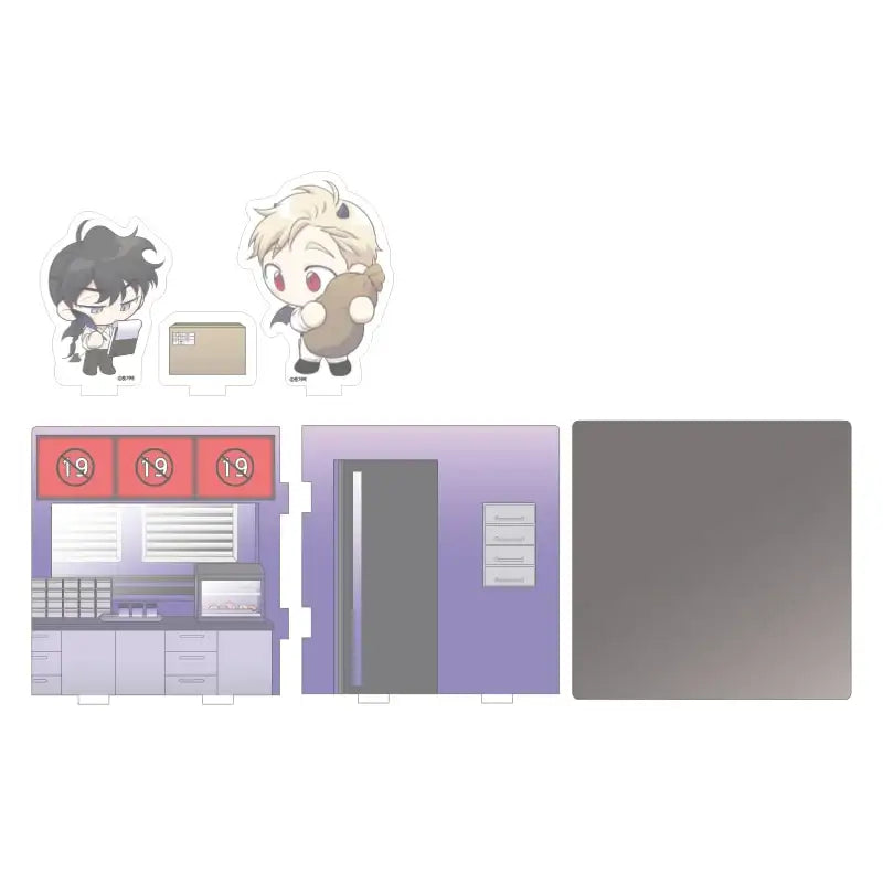 Tentacle Recipe - Acrylic Diorama - Webtoon Shop - Acrylic Stand - Harumio