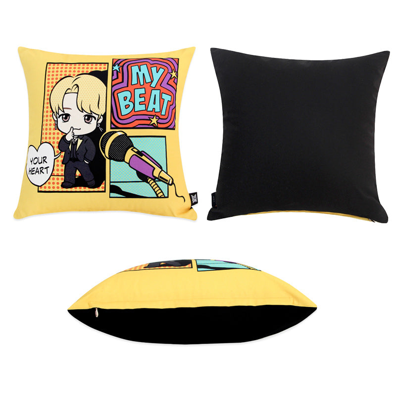 NARA HOME DECO x BT21- TinyTAN Butter Square Cushion Cover