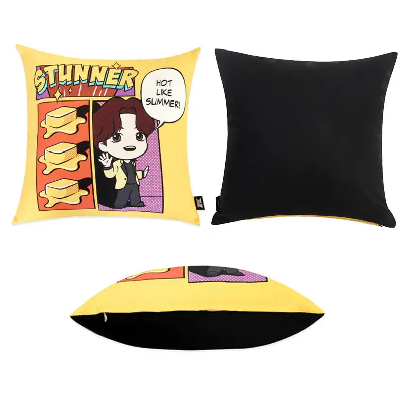 NARA HOME DECO x BT21- TinyTAN Butter Square Cushion Cover - NARA HOME DECO - Home & Living - Harumio