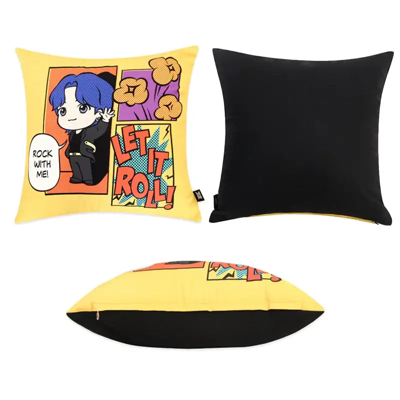 NARA HOME DECO x BT21- TinyTAN Butter Square Cushion Cover - NARA HOME DECO - Home & Living - Harumio