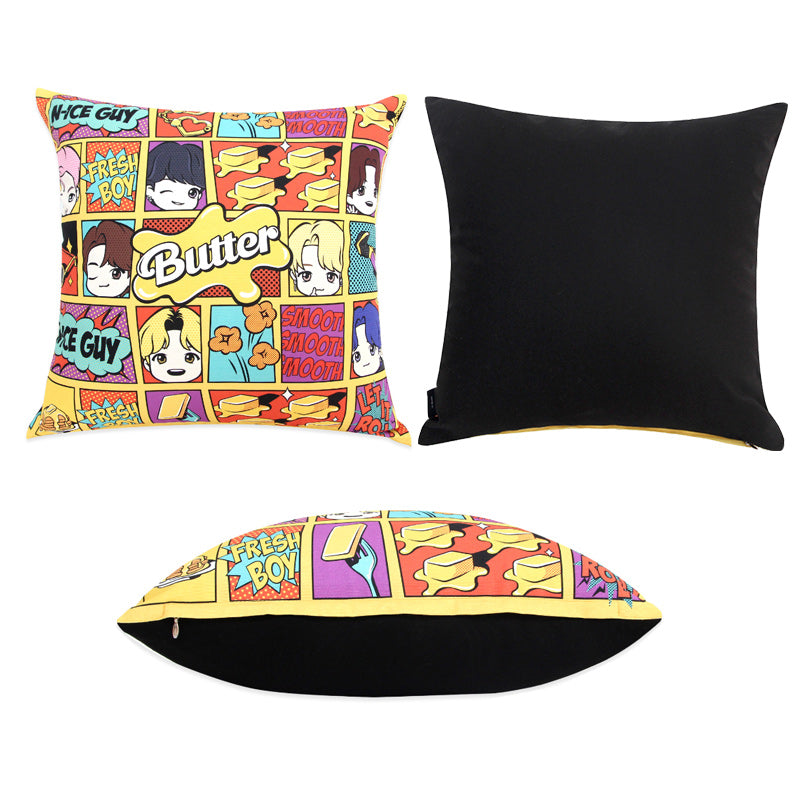 NARA HOME DECO x BT21- TinyTAN Butter Square Cushion Cover