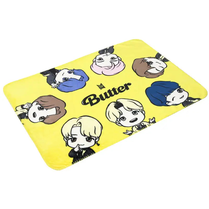 NARA HOME DECO x BT21- TinyTAN Butter Microfiber Blanket - NARA HOME DECO - Home & Living - Harumio