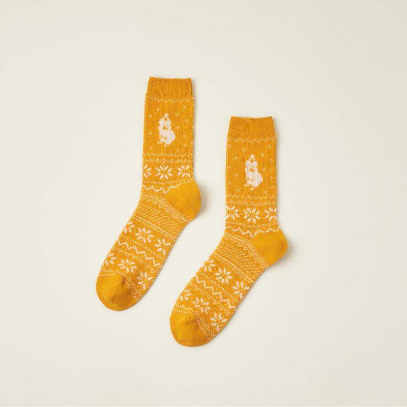 Dinotaeng - Santa Quokka Nordic Socks - Dinotaeng - Socks - Harumio