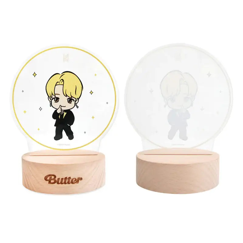 NARA HOME DECO x BT21- TinyTAN Butter Acrylic Mood Light - NARA HOME DECO - Home & Living - Harumio