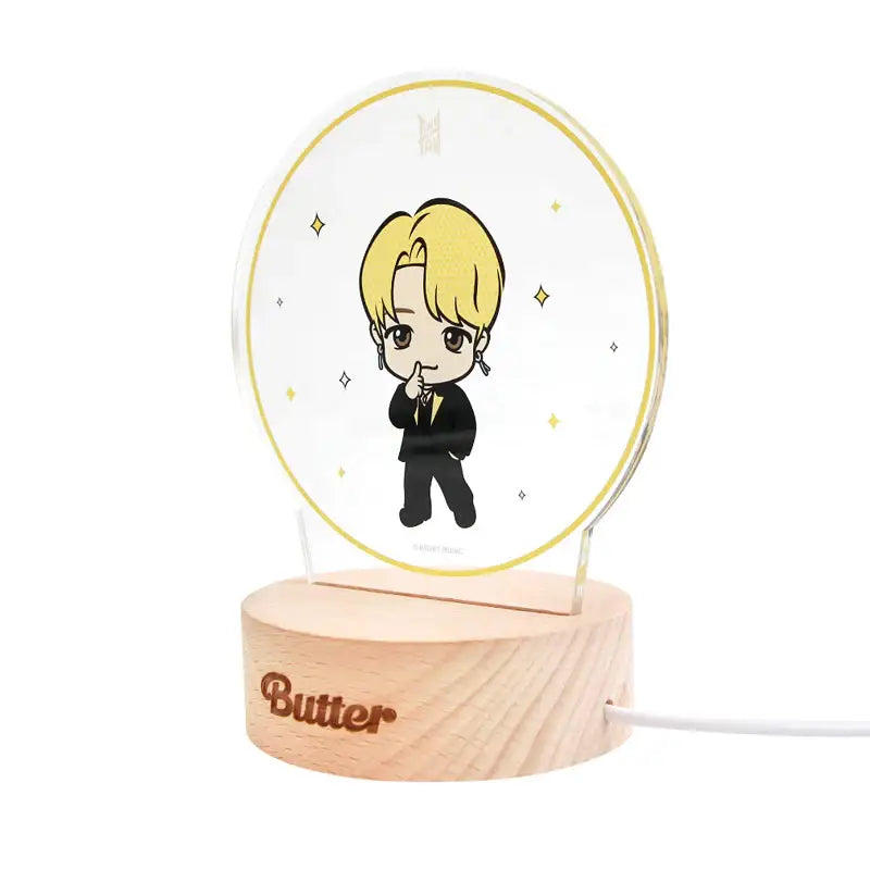 NARA HOME DECO x BT21- TinyTAN Butter Acrylic Mood Light - NARA HOME DECO - Home & Living - Harumio