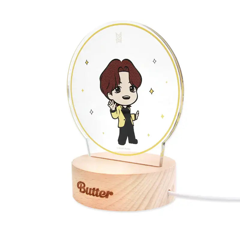 NARA HOME DECO x BT21- TinyTAN Butter Acrylic Mood Light - NARA HOME DECO - Home & Living - Harumio