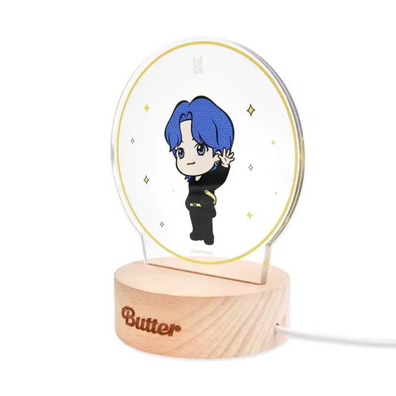 NARA HOME DECO x BT21- TinyTAN Butter Acrylic Mood Light - NARA HOME DECO - Home & Living - Harumio