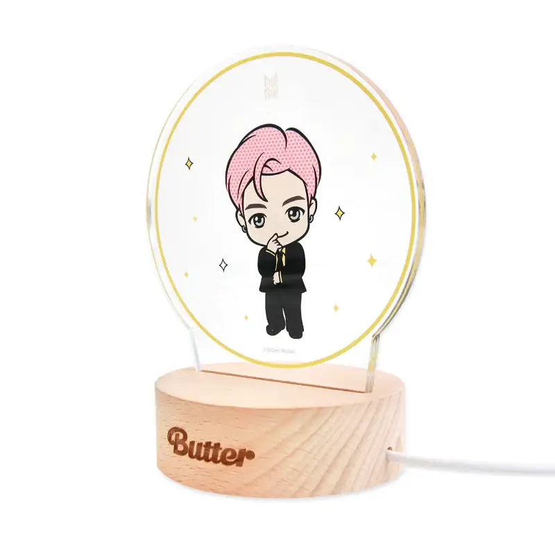 NARA HOME DECO x BT21- TinyTAN Butter Acrylic Mood Light - NARA HOME DECO - Home & Living - Harumio