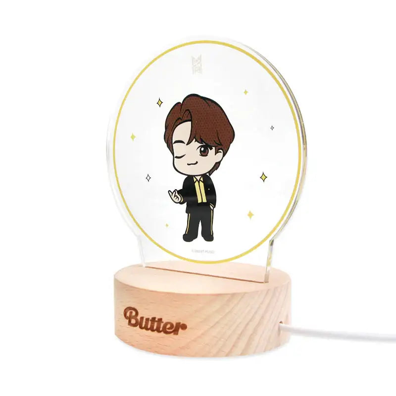 NARA HOME DECO x BT21- TinyTAN Butter Acrylic Mood Light - NARA HOME DECO - Home & Living - Harumio