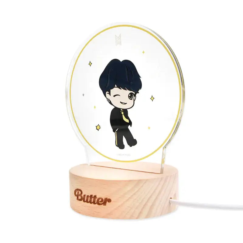 NARA HOME DECO x BT21- TinyTAN Butter Acrylic Mood Light - NARA HOME DECO - Home & Living - Harumio