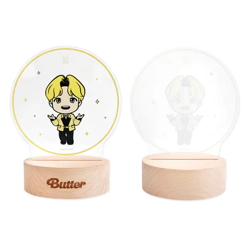 NARA HOME DECO x BT21- TinyTAN Butter Acrylic Mood Light - NARA HOME DECO - Home & Living - Harumio
