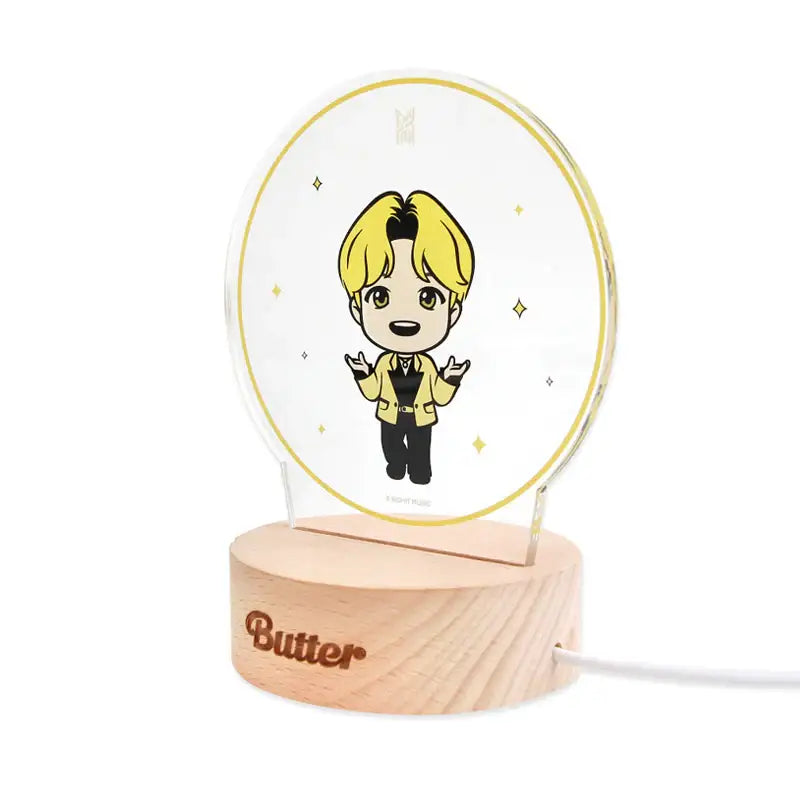 NARA HOME DECO x BT21- TinyTAN Butter Acrylic Mood Light - NARA HOME DECO - Home & Living - Harumio